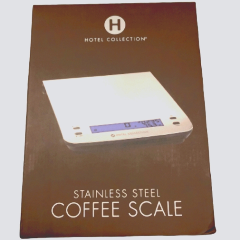 Hotel Collection Stainless Steel Digital Coffee Scale